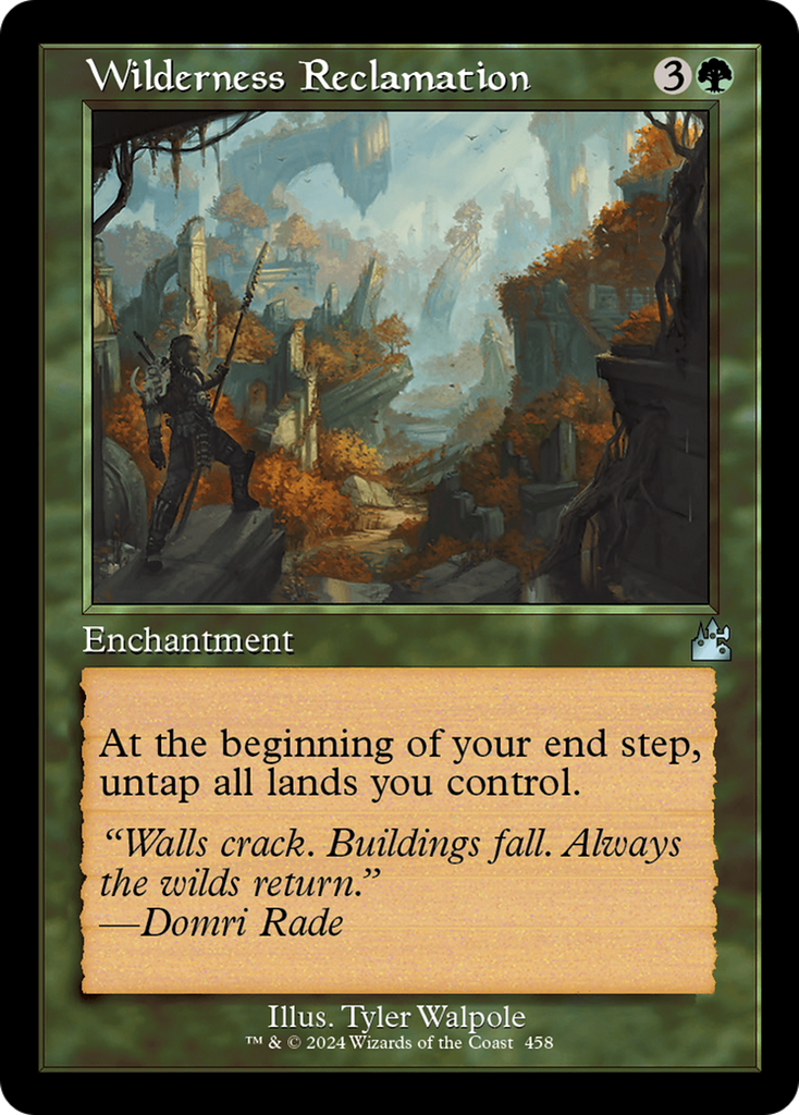 Magic: The Gathering - Wilderness Reclamation Foil - Ravnica Remastered