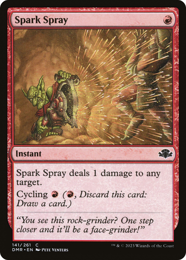 Magic: The Gathering - Spark Spray Foil - Dominaria Remastered