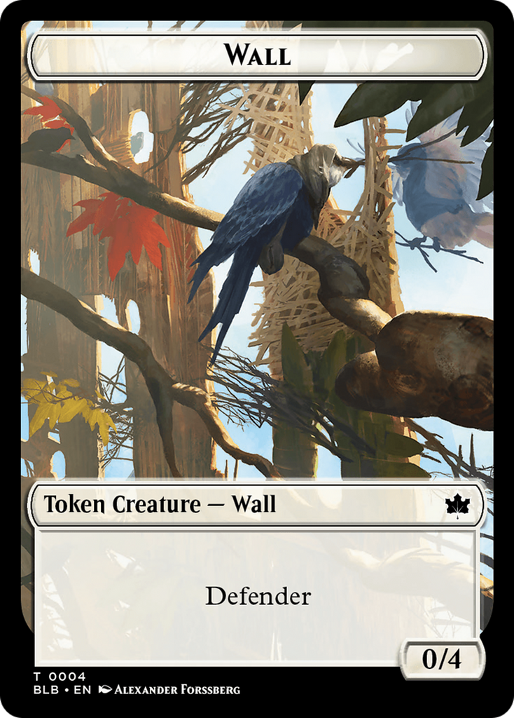 Magic: The Gathering - Wall Token - Bloomburrow Tokens