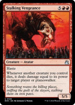 Magic: The Gathering - Stalking Vengeance Foil - Ravnica Remastered