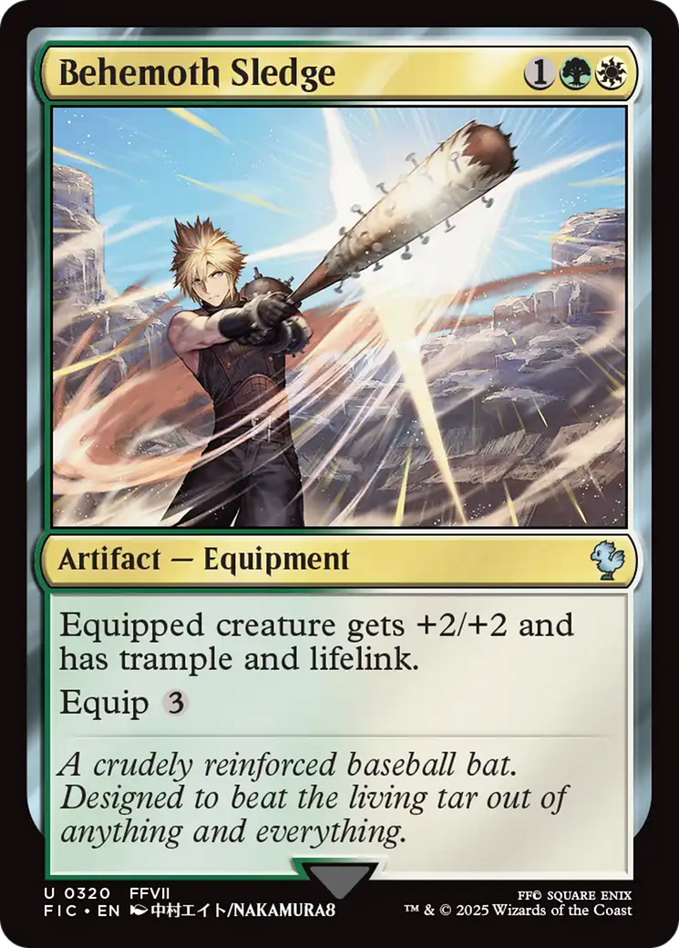 Magic: The Gathering - Behemoth Sledge - Final Fantasy Commander