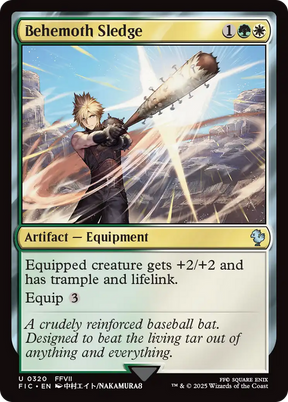 Magic: The Gathering - Behemoth Sledge - Final Fantasy Commander