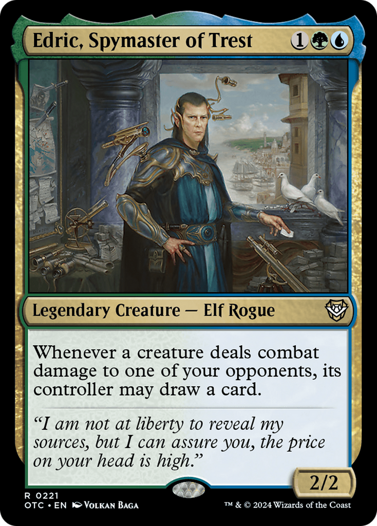 Magic: The Gathering - Edric, Spymaster of Trest - Outlaws of Thunder Junction Commander