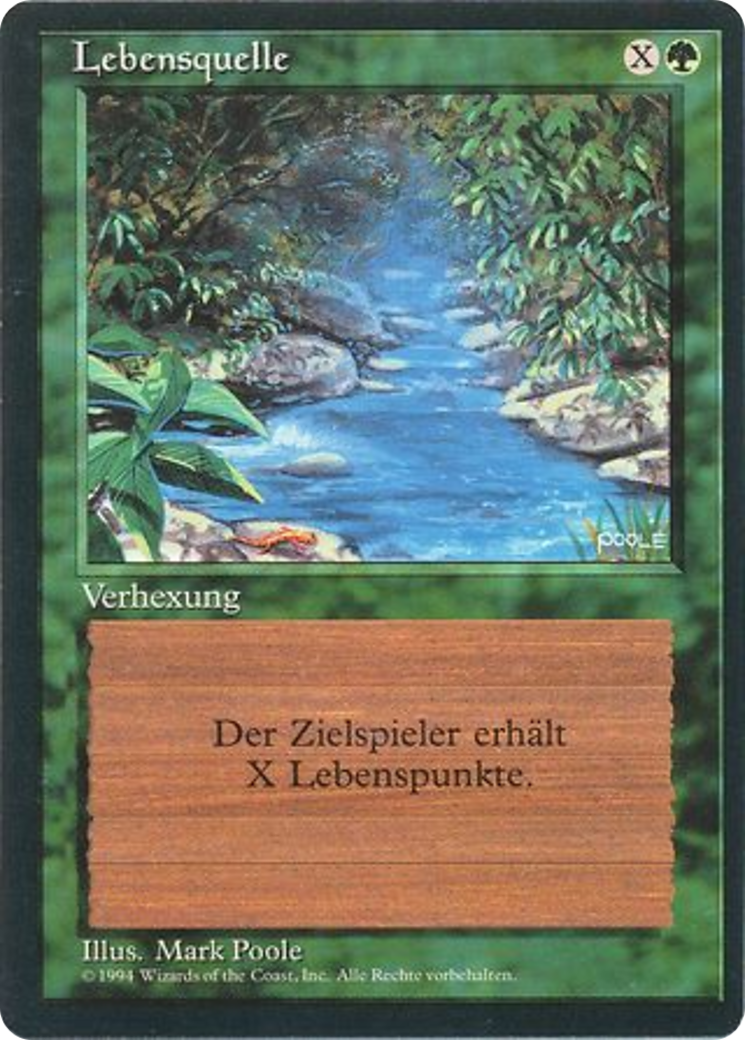 Magic: The Gathering - Lebensquelle - Foreign Black Border