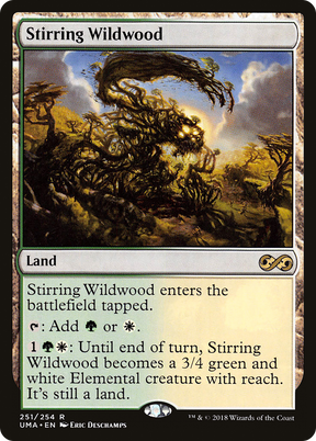 Magic: The Gathering - Stirring Wildwood Foil - Ultimate Masters