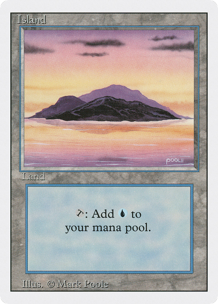 Magic: The Gathering - Island - Revised Edition