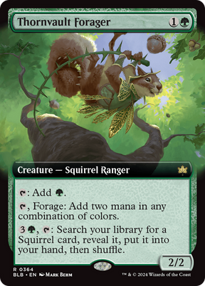 Magic: The Gathering - Thornvault Forager Foil - Bloomburrow