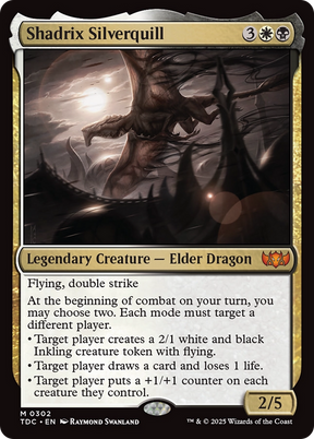 Magic: The Gathering - Shadrix Silverquill - Tarkir: Dragonstorm Commander