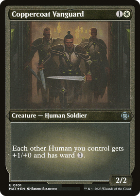 Magic: The Gathering - Coppercoat Vanguard Foil - March of the Machine: The Aftermath