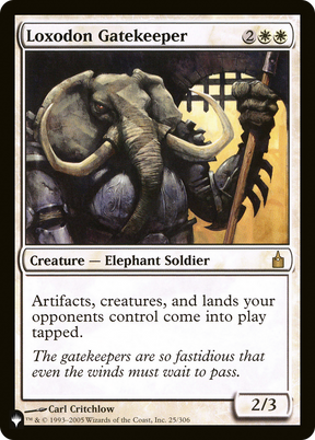 Magic: The Gathering - Loxodon Gatekeeper - The List