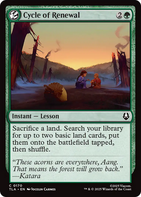 Magic: The Gathering - Cycle of Renewal - Avatar: The Last Airbender