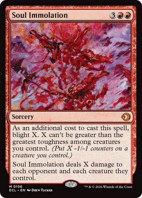 Magic: The Gathering - Soul Immolation Foil - Lorwyn Eclipsed