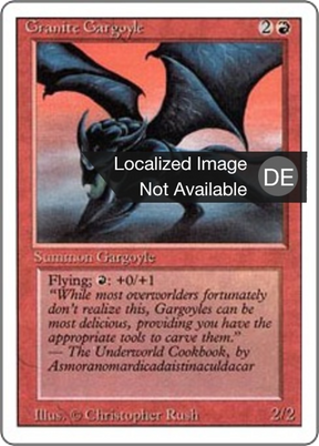 Magic: The Gathering - Granitgargoyle - Revised Edition