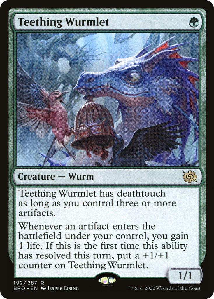 Magic: The Gathering - Teething Wurmlet - The Brothers' War