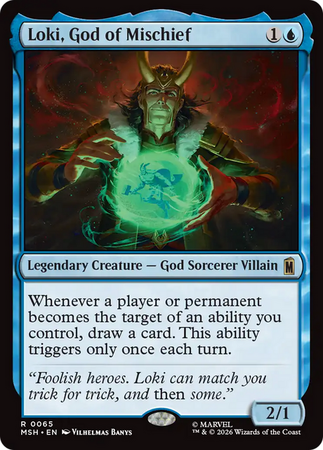 Magic: The Gathering - Loki, God of Mischief - Marvel Super Heroes