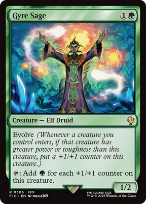Magic: The Gathering - Gyre Sage - Final Fantasy Commander