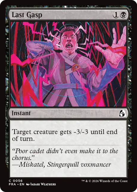 Magic: The Gathering - Last Gasp - Reality Fracture