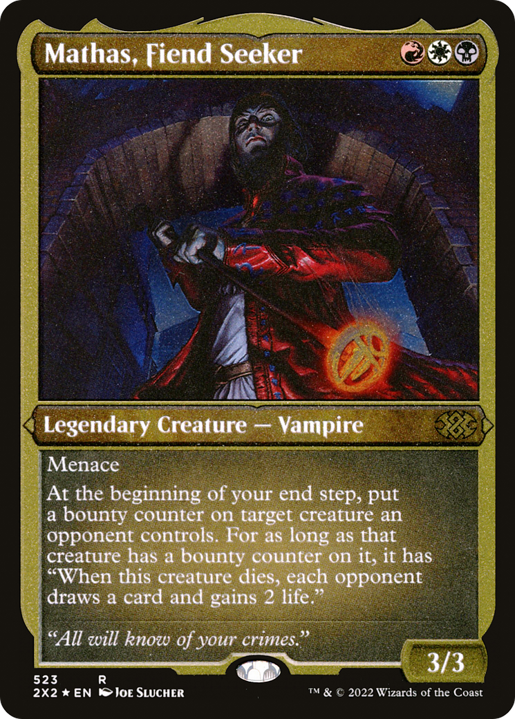 Magic: The Gathering - Mathas, Fiend Seeker Foil - Double Masters 2022
