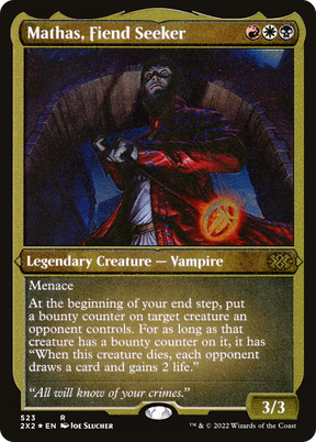 Magic: The Gathering - Mathas, Fiend Seeker Foil - Double Masters 2022