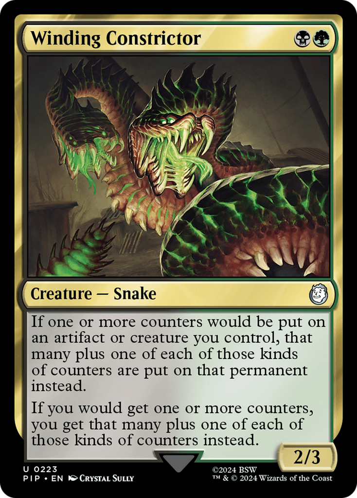 Magic: The Gathering - Winding Constrictor - Fallout