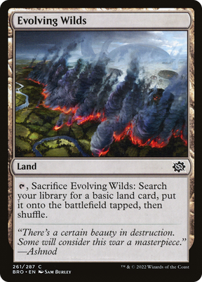 Magic: The Gathering - Evolving Wilds Foil - The Brothers' War