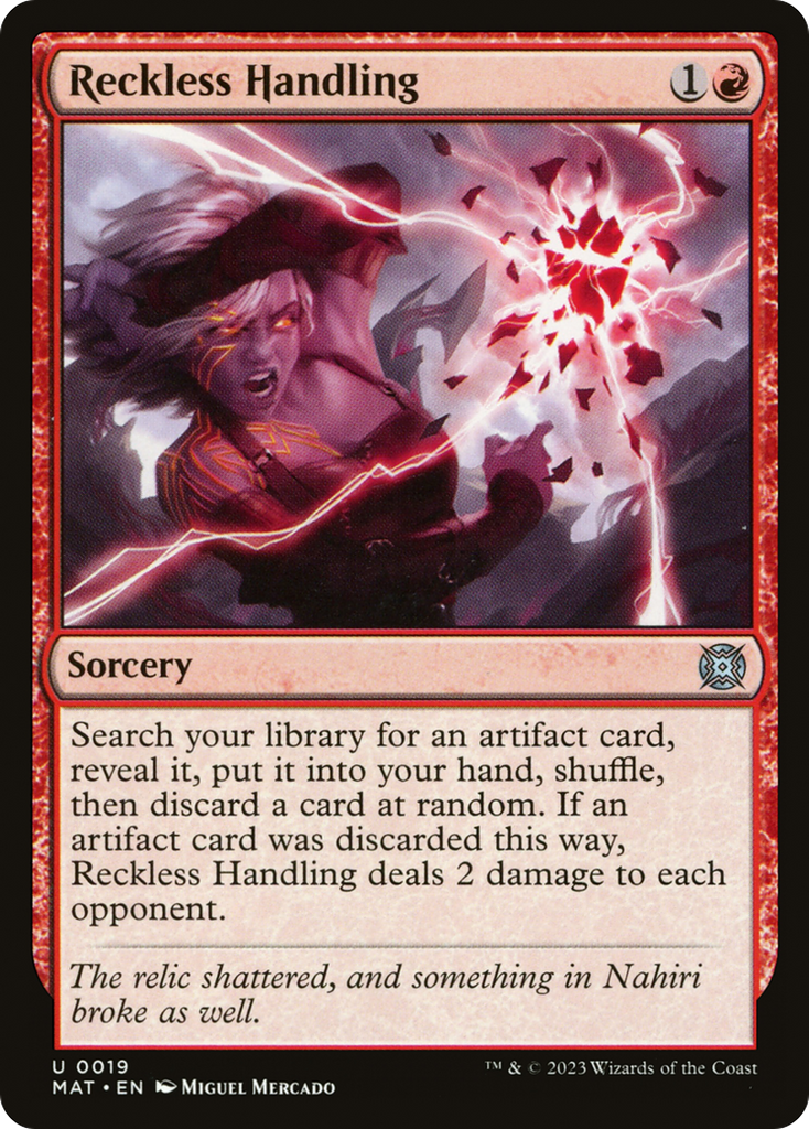 Magic: The Gathering - Reckless Handling Foil - March of the Machine: The Aftermath