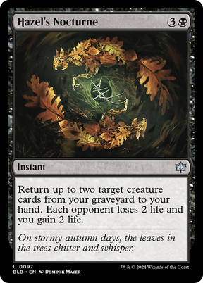 Magic: The Gathering - Hazel's Nocturne Foil - Bloomburrow