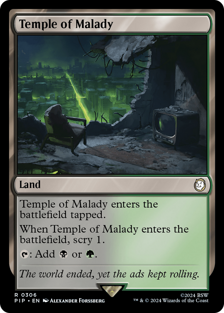Magic: The Gathering - Temple of Malady - Fallout