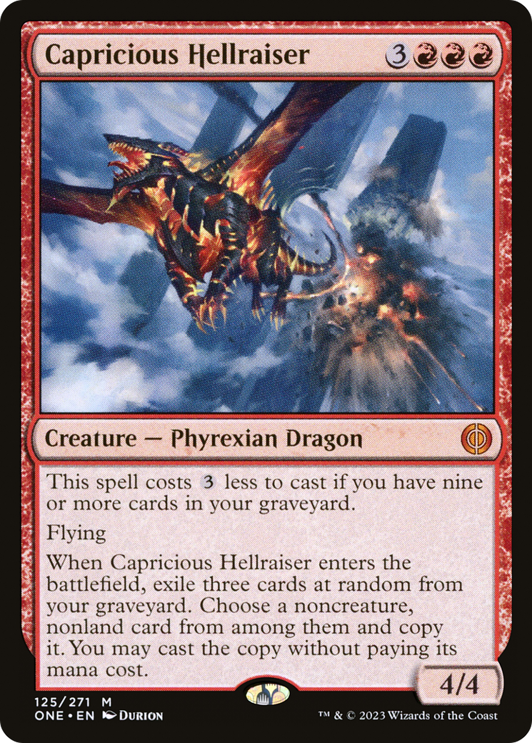 Magic: The Gathering - Capricious Hellraiser Foil - Phyrexia: All Will Be One