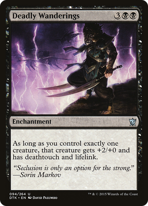 Magic: The Gathering - Deadly Wanderings Foil - Dragons of Tarkir
