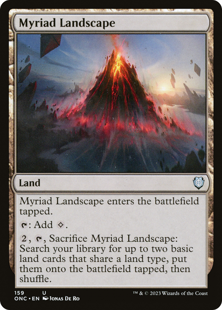 Magic: The Gathering - Myriad Landscape - Phyrexia: All Will Be One Commander