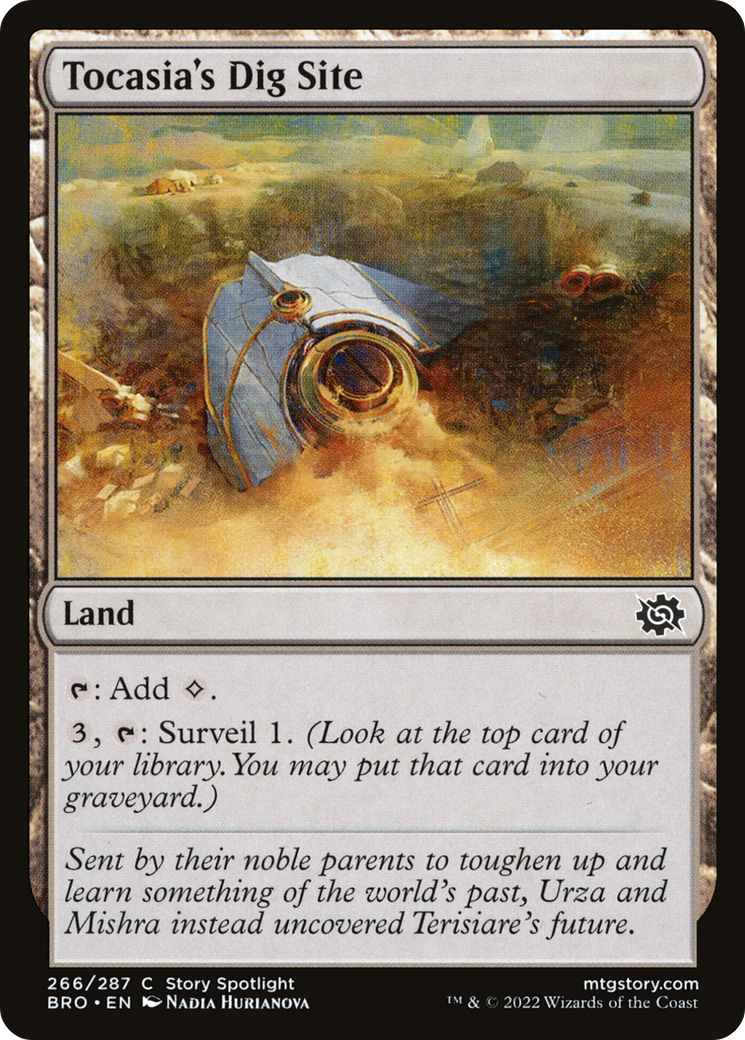 Magic: The Gathering - Tocasia's Dig Site Foil - The Brothers' War