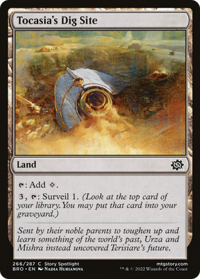 Magic: The Gathering - Tocasia's Dig Site Foil - The Brothers' War