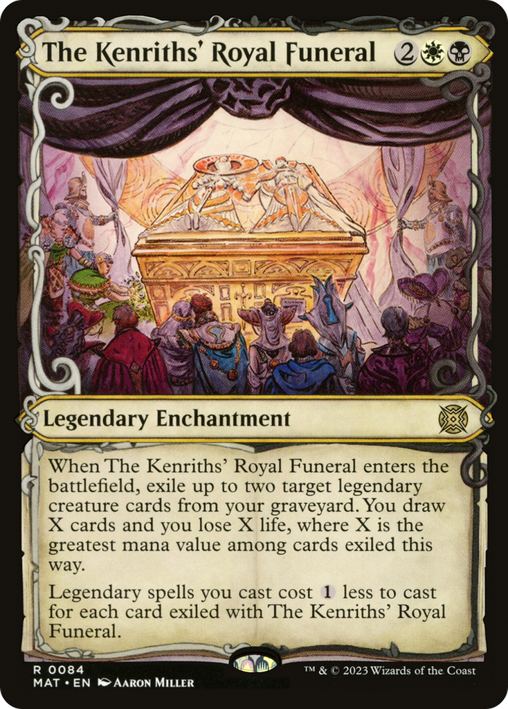 Magic: The Gathering - The Kenriths' Royal Funeral Foil - March of the Machine: The Aftermath