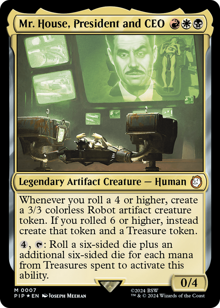 Magic: The Gathering - Mr. House, President and CEO Foil - Fallout