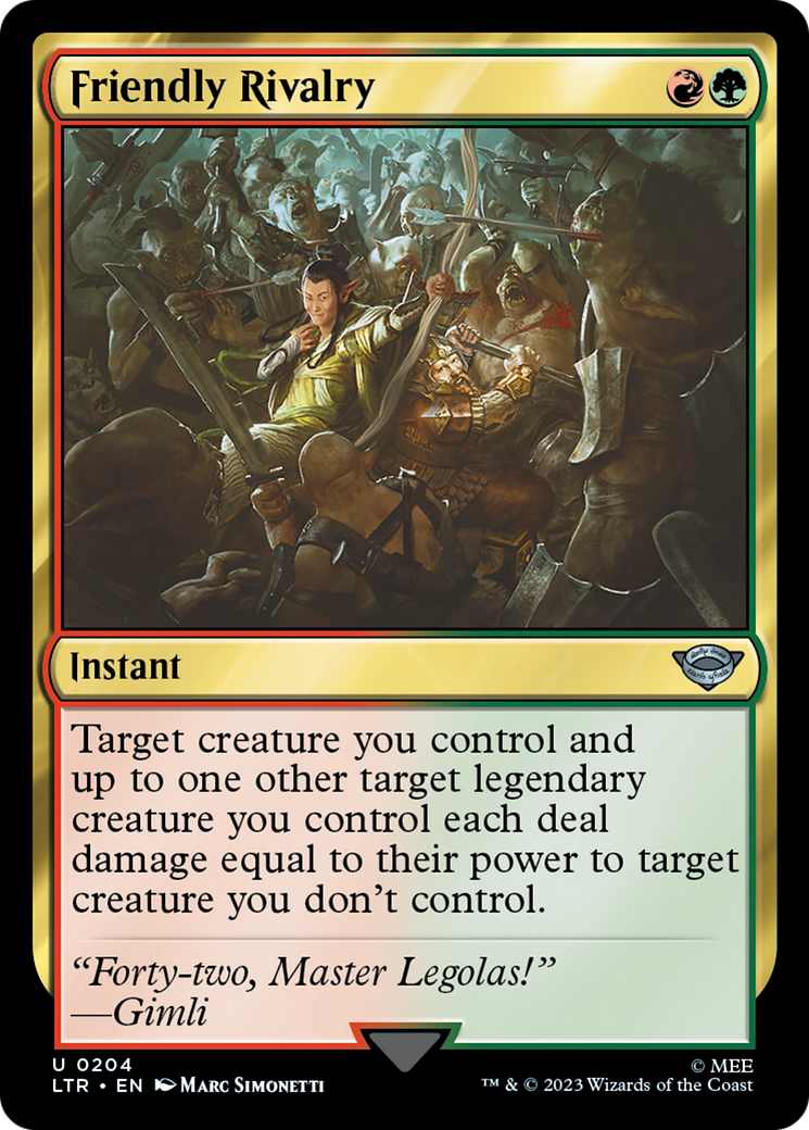 Magic: The Gathering - Friendly Rivalry - The Lord of the Rings: Tales of Middle-earth