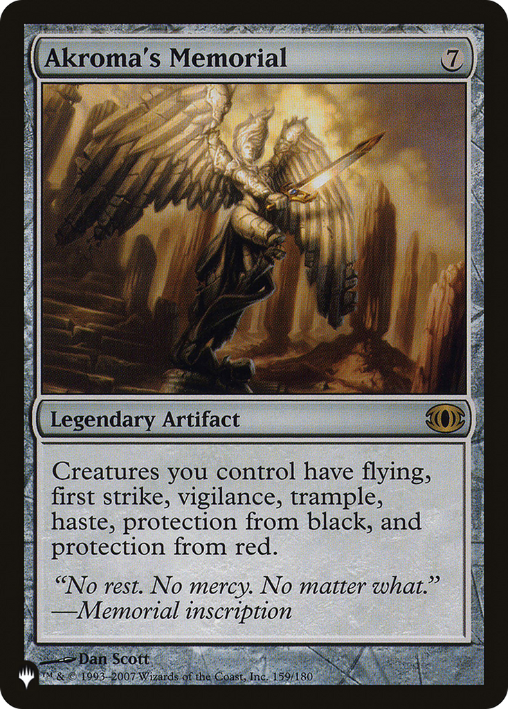 Magic: The Gathering - Akroma's Memorial - The List