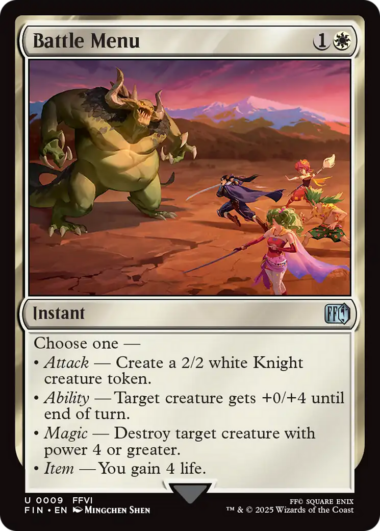 Magic: The Gathering - Battle Menu - Final Fantasy