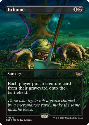 Magic: The Gathering - Exhume Foil - Duskmourn: House of Horror Commander