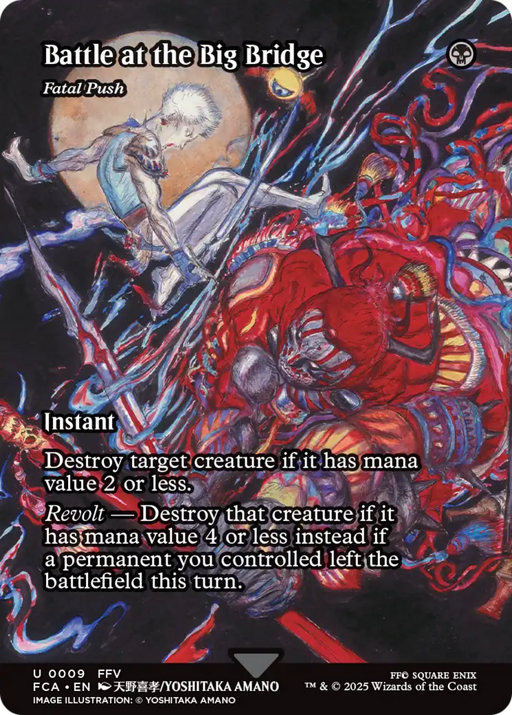 Magic: The Gathering - Fatal Push Foil - Final Fantasy: Through the Ages