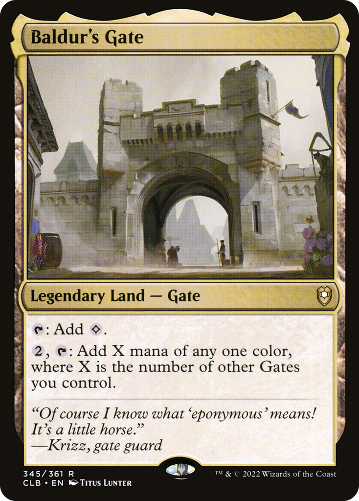 Magic: The Gathering - Baldur's Gate - Commander Legends: Battle for Baldur's Gate