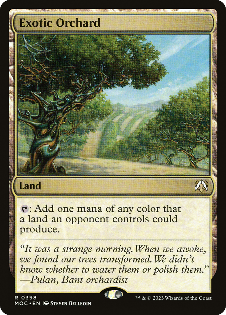Magic: The Gathering - Exotic Orchard - March of the Machine Commander