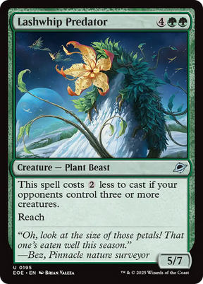 Magic: The Gathering - Lashwhip Predator Foil - Edge of Eternities