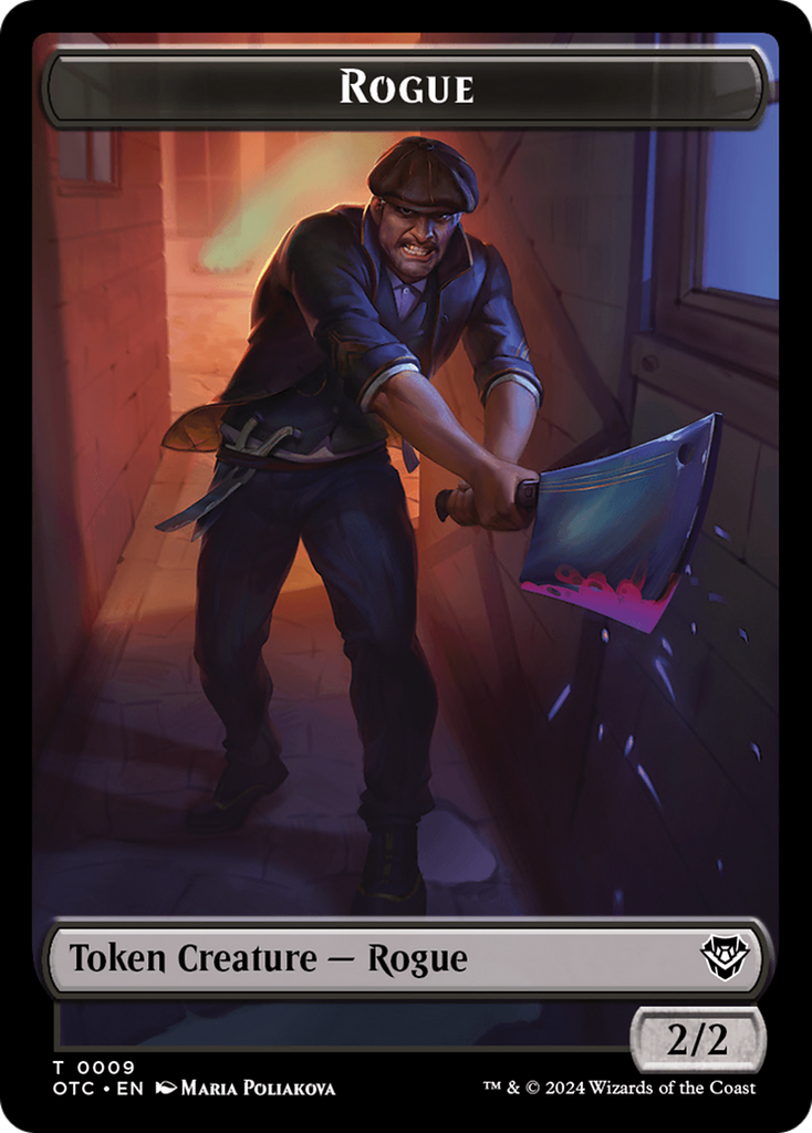 Magic: The Gathering - Rogue Token - Outlaws of Thunder Junction Commander Tokens