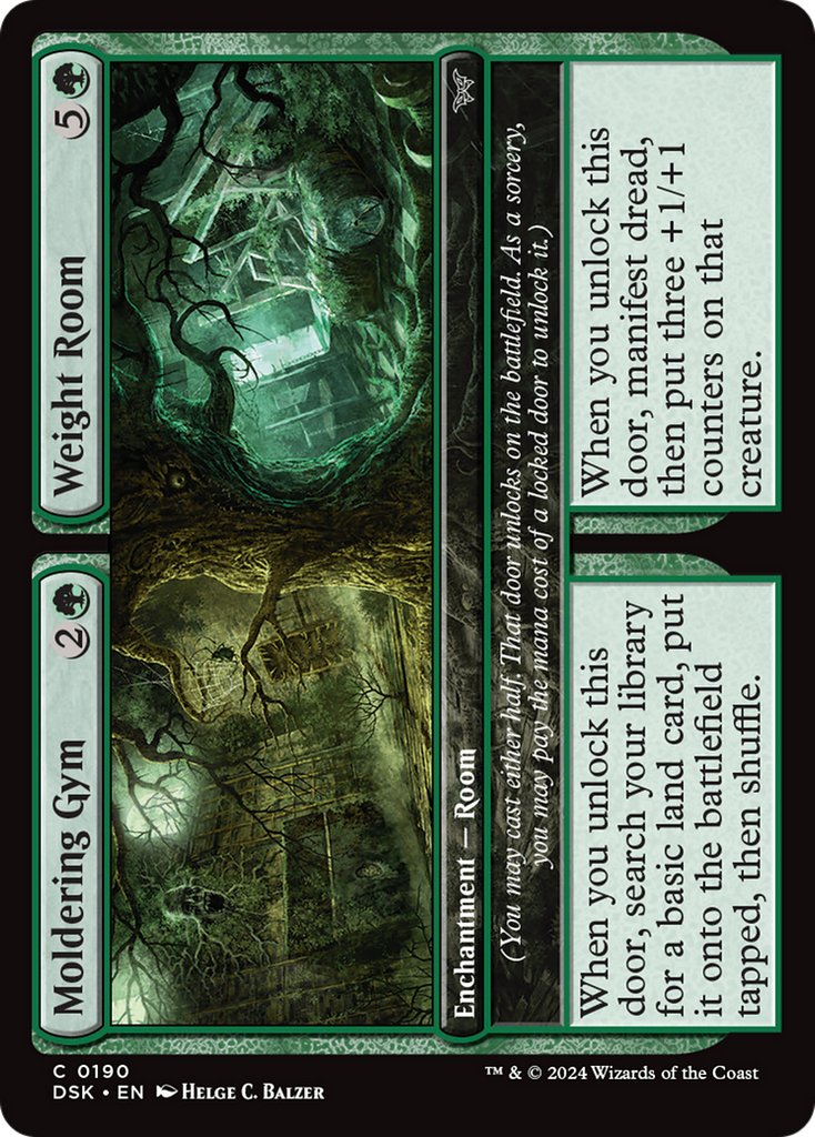 Magic: The Gathering - Moldering Gym // Weight Room Foil - Duskmourn: House of Horror