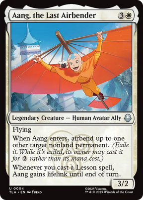 Magic: The Gathering - Aang, the Last Airbender Foil - Avatar: The Last Airbender