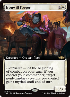 Magic: The Gathering - Ironwill Forger - Tarkir: Dragonstorm Commander