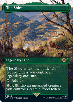 Magic: The Gathering - The Shire Foil - The Lord of the Rings: Tales of Middle-earth