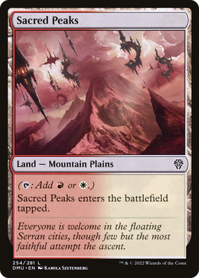 Magic: The Gathering - Sacred Peaks - Dominaria United