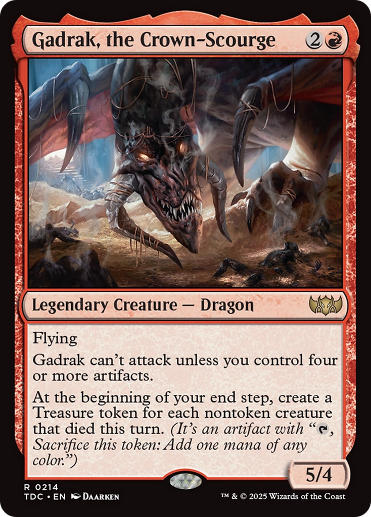 Magic: The Gathering - Gadrak, the Crown-Scourge - Tarkir: Dragonstorm Commander